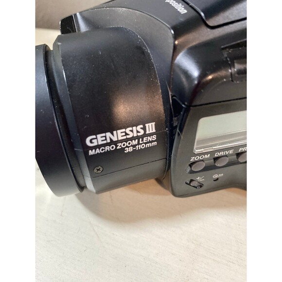 Chinon Genesis III Macro Zoom Lens 38-110mm Automatic Point Shoot Film Camera - Picture 8 of 9
